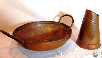 Olla y caldera con avería en cobre
