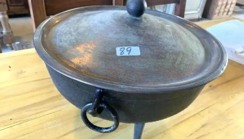 Paellera De Hierro Con Tapa 0,40 Diam