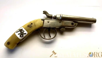 Pistola Fuego Central Rossi Calibre 320 Empuñadura Guampa Caños Yuxtapuestos
