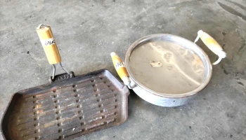 plancha y brasero