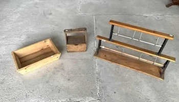 Porta Rollos Cajon Zapatero Y Batea