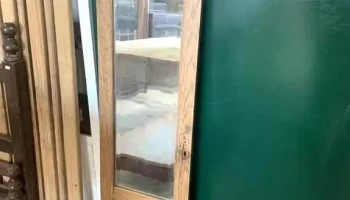 Puerta De Ropero Con Espejo En Roble