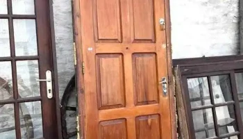 Puerta Zaguan 0,98 X 2,40, 2 Cerraduras Con Llaves
