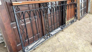 Reja Balconera En Hierro Forjado 2,68 X 0,96