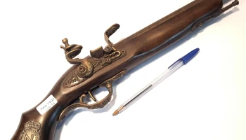 Réplica de pistolón antiguo Napoleón 43 m de largo