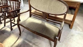 Sillon De Sala En Roble Bien De Estructura Para Retapizar