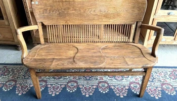 Sillon De Sala En Roble De 2 Cuerpos  1,25 M