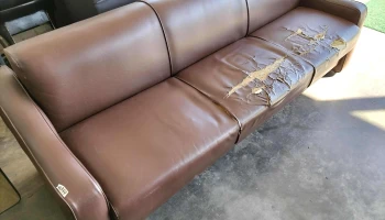 sofa para retapizar marron