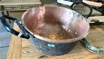 Tacho Paila De Cobre 0,48 Diam. X 0,27 Alto