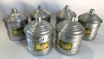 Tarros De Cocina Aluminio Mariposa 0,18 Alto