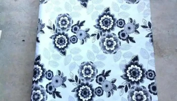 tela dholer estampado flores blanco y negro int-ext (4 x 1,40)