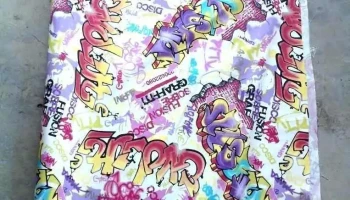 tela española disco graffiti (3,40 x 2,80)