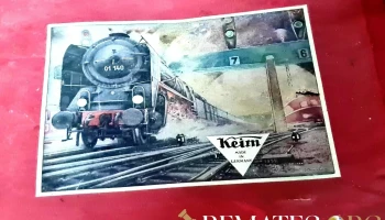 Tren antiguo y su vía aleman