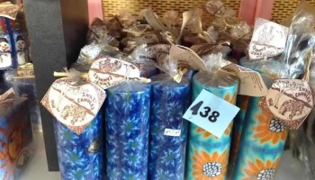 velas suanzi floreadas