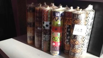 velas sunazi pintadas a mano