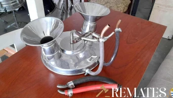 vinera de acero inox de 2 picos