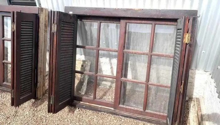 1 Ventana De Madera De 2 Hojas De Correr 3 - 06-12-2020