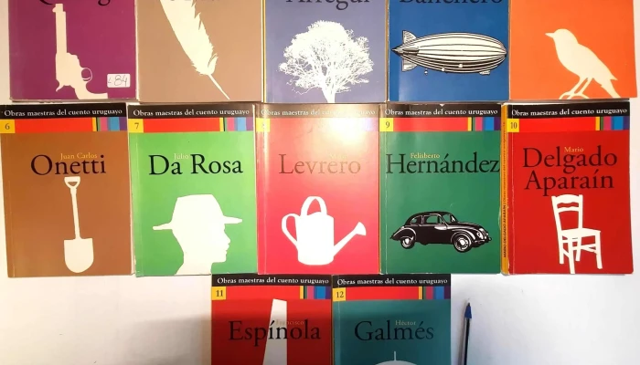 12 tomos Obras Maestra del Cuento Uruguayo