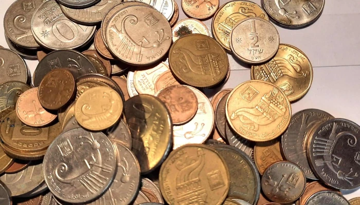 1200 Gramos Monedas Variadas De Israel -  3 - 05-06-2021