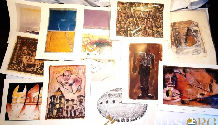 13 láminas del Club de Pinacoteca 1994. 1 de Obdulio Varela