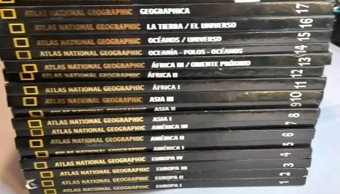 18 tomos Atlas National Geographic completo