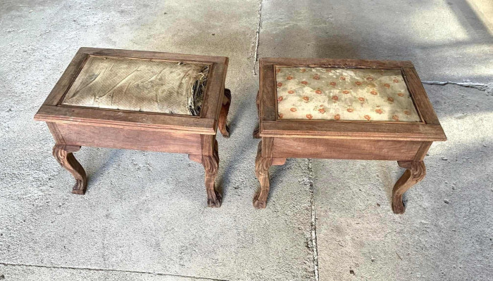 2 Butacas Zapateras Chippendale