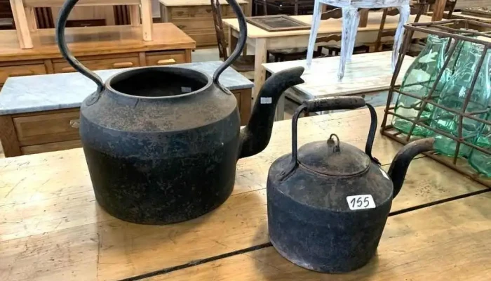 2 Calderas En Hierro fundido La Grande Sin Tapa