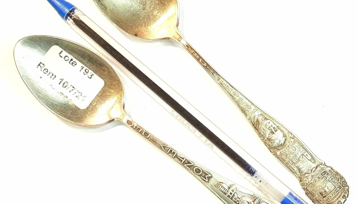 2 Cucharitas De Plata 925 Con Grabados D 1 - 05-06-2021