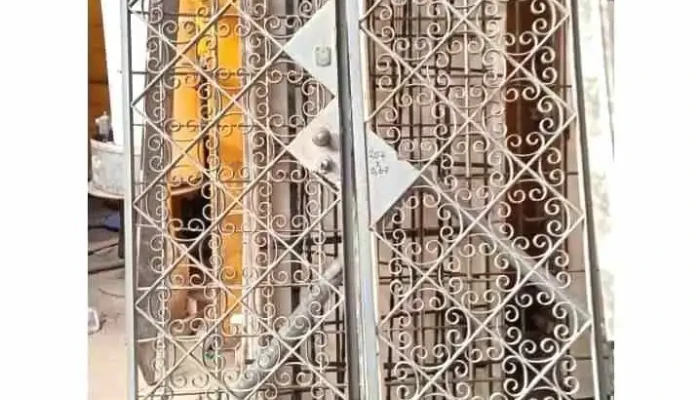 2 hojas de porton reja