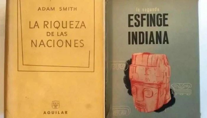2 libros: Esfinge Indiana y la Riqueza de las Naciones de Adam Smith