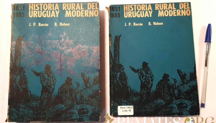 2 Libros Historia Rural del Uruguay Moderno J P Barran