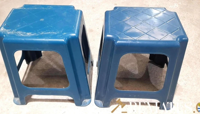 2 Taburestes De Pvc Azules -  2 - 17-06-2021