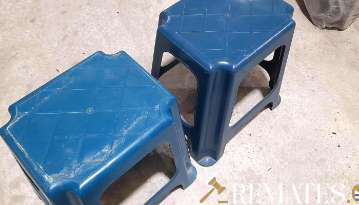 2 Taburestes De Pvc Azules -  3 - 17-06-2021