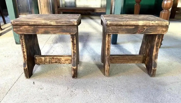 2 Taburetes Rusticos 045 X 030 X 045 2 - 06-12-2020