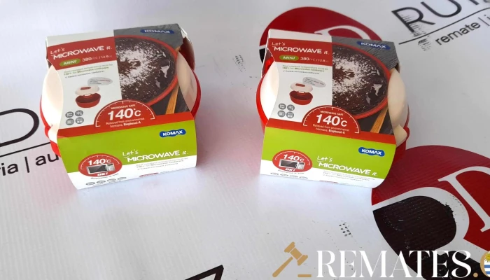 2 tupper redondos para microhondas