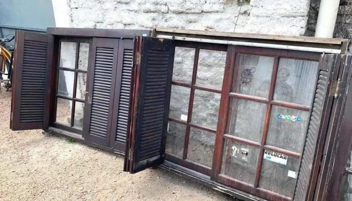 2 Ventanas Madera De 2 Hojas De Correr C 2 - 06-12-2020
