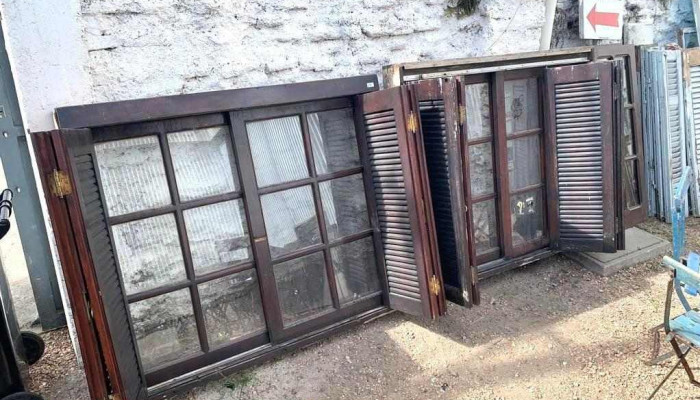 2 Ventanas Madera De 2 Hojas De Correr C 3 - 06-12-2020
