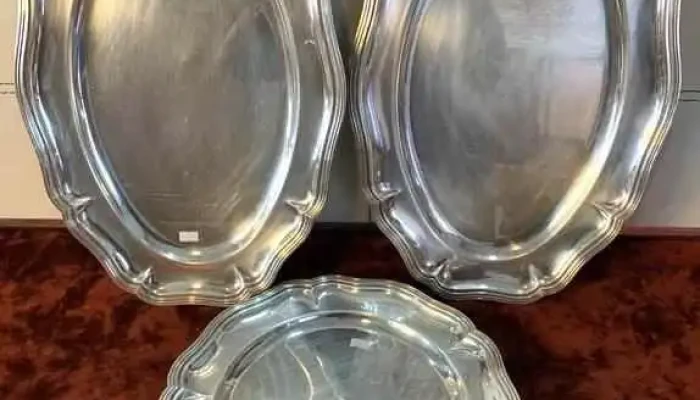 3 Bandejas De Metal 2 Oval 050 X 035 1 - 06-12-2020
