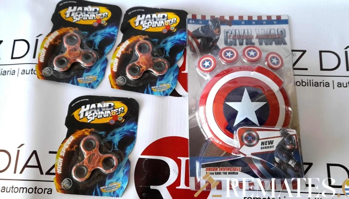 3 Spiner Y Escudo De Capitan America -  3 - 17-06-2021