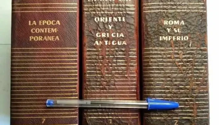 3 tomos de Historia General de las Civilizaciones: Roma, Grecia, Epoca Contemporanea