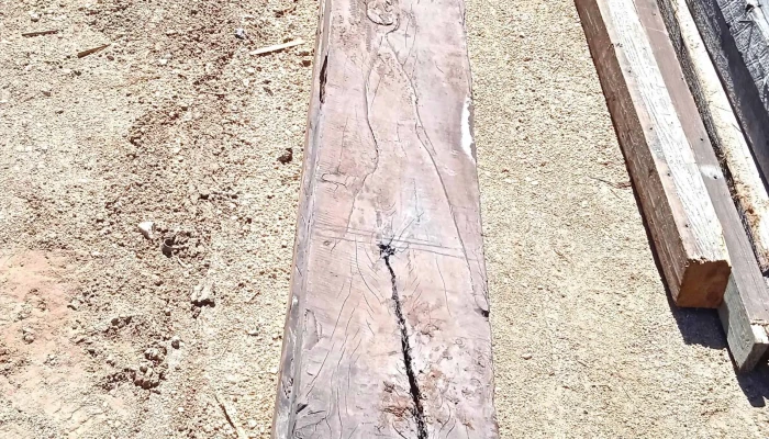 3 vigas de madera dura