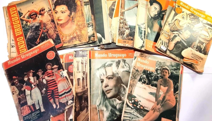 33 Revistas Mundo Uruguayos años 50s y 60s
