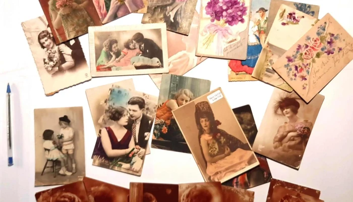 35 postales Art Nouveau románticas