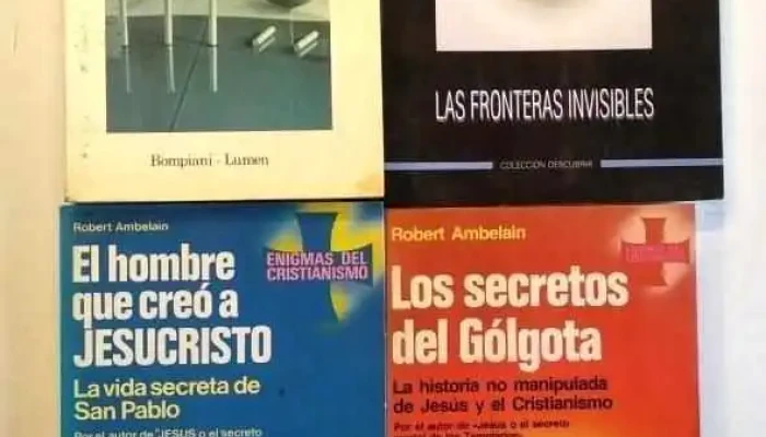 4 Libros: Los Secretos del Golgota, El hombre que creó a JesuCristo, Umberto Eco y Las Fronteras Invisibles
