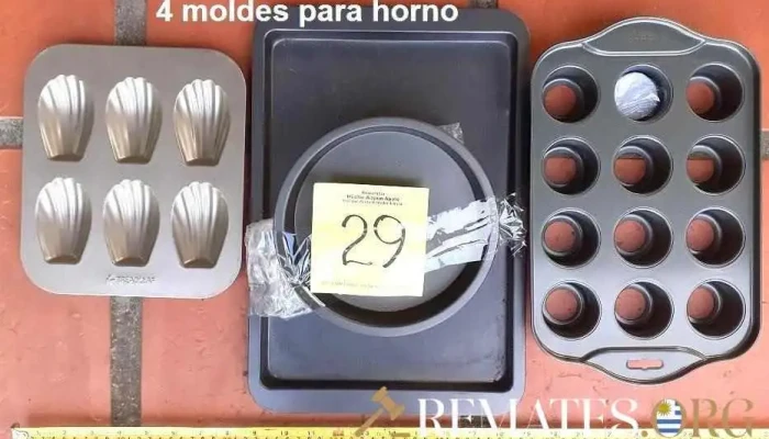 4 moldes de horno