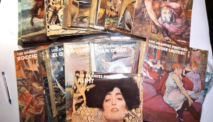 42 fascículos Grandes Pintores (algunos aun con el film cerrados)