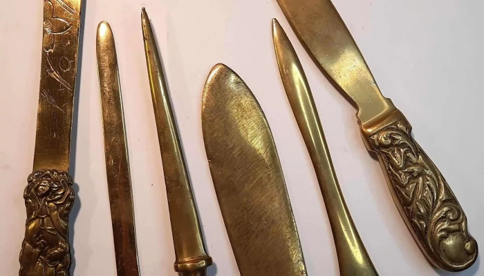 6 Abrecartas De Bronce Motivos Varios -  2 - 05-06-2021