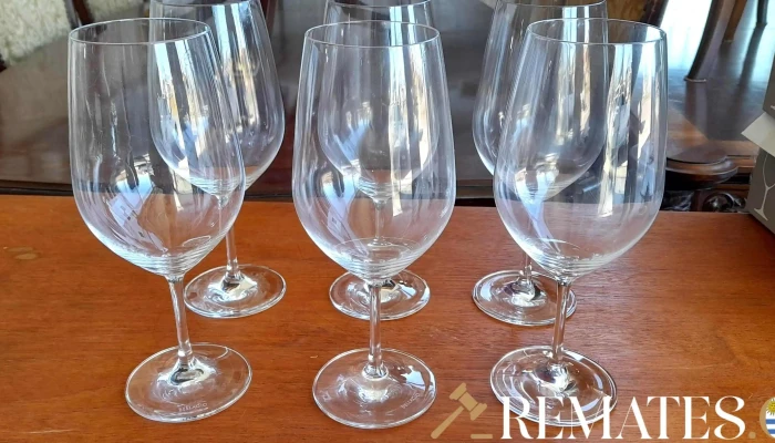 6 Copas De Vino Cristal -  2 - 17-06-2021