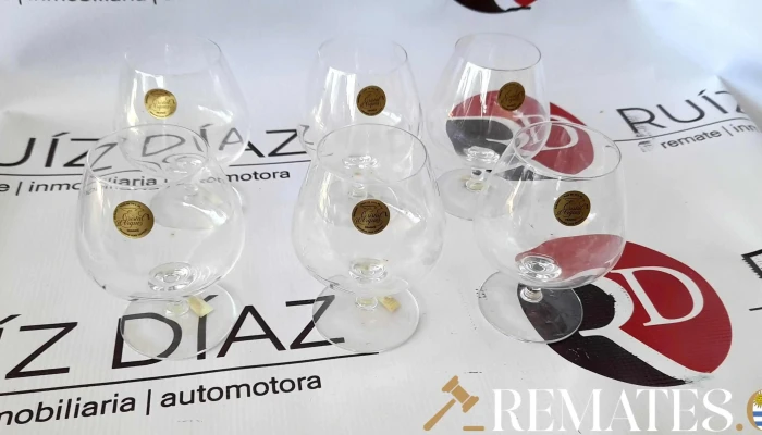 6 Copas De Vino De Cristal -  3 - 17-06-2021