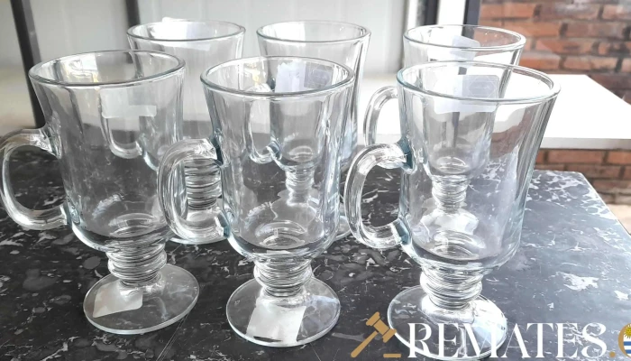 6 copas para capuchino